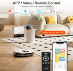 ILIFE A12 Pro Robot Vacuum and Mop Combo, Self Emptying Station for 60 Days, LiDAR Navigation, Home Mapping, No-Go Zones, 2.4G WiFi/App/Alexa/Remote Control, for Hard Floors, 110V