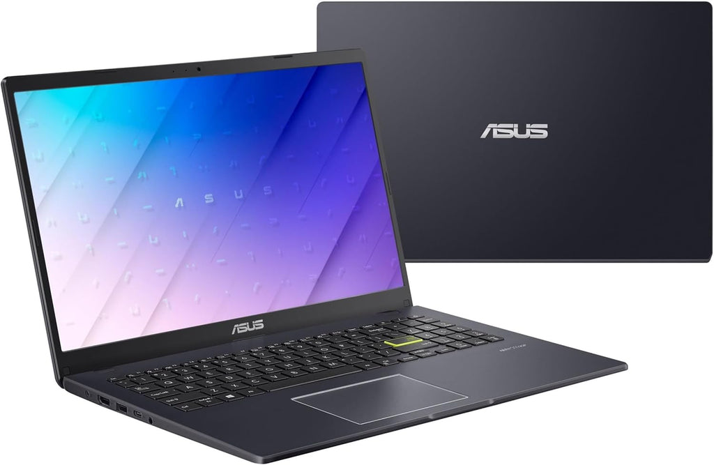 ASUS 15.6” Vivobook Go Slim Laptop  Thin & Portable for Student Study  Intel Dual Core N4500  4GB RAM  128GB SSD  Windows 11  Star Black  L510KA-ES04