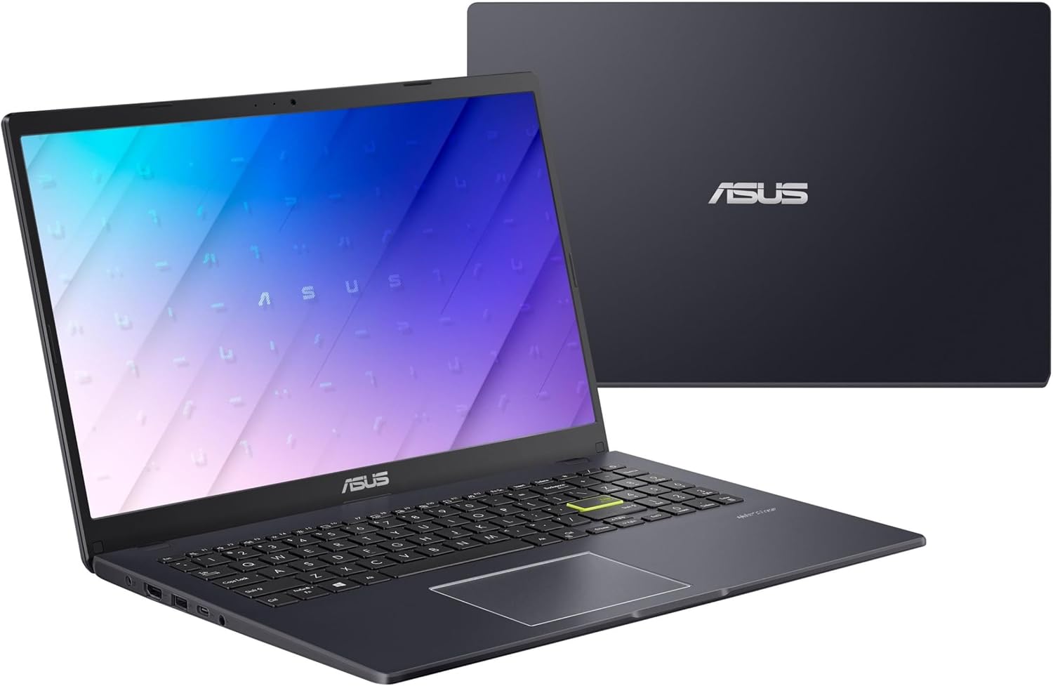 ASUS 15.6” Vivobook Go Slim Laptop  Thin & Portable for Student Study  Intel Dual Core N4500  4GB RAM  128GB SSD  Windows 11  Star Black  L510KA-ES04