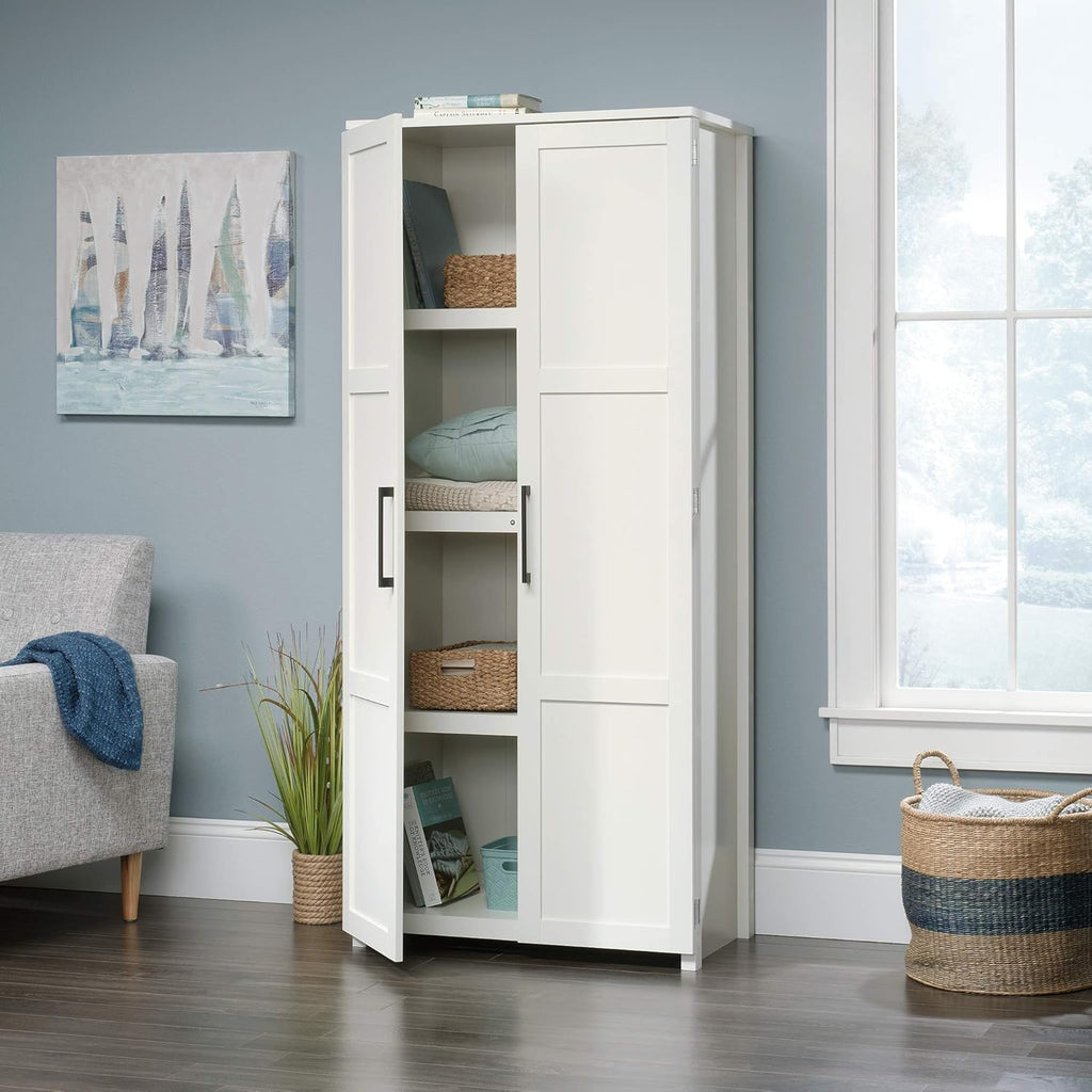 Sauder HomePlus Storage Cabinet/ Pantry cabinets, White finish