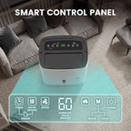 Kesnos 80 Pints Energy Star Dehumidifier for Home & Basement with Drain Hose, Ideal for Large Spaces up to 5,500 Sq. Ft., Featuring Auto Defrost & Self-Drying Function