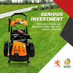 Pressure Washer Max 4800PSI 6.5HP Gas with Power Spray Gun 4-Stroke 5 Nozzles