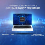 acer Aspire 3 Premium Slim Laptop Computer with Backlit Keyboard - AMD Ryzen 5 7430U CPU - 8GB RAM - 256GB SSD - 15.6" FHD Display - Fast Wi-Fi 6 - Windows 11 Pro - w/o Mouse