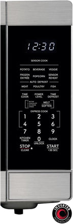 SHARP Countertop Microwave Oven with Removable 16.5" Carousel Turntable, 1200 Watt, 2.2 Cubic Feet, Stainless Steel