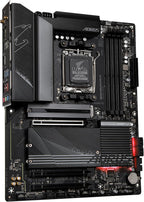 GIGABYTE B650 AORUS Elite AX AMD AM5 ATX Motherboard, Support Ryzen 9000/8000/7000 Series, DDR5, 14+2+1 Power Phase, PCIe 5.0 M.2, USB-C 3.2 Gen 2, WIFI6E, 2.5GbE, EZ-Latch, Q-Flash, RGB Fusion