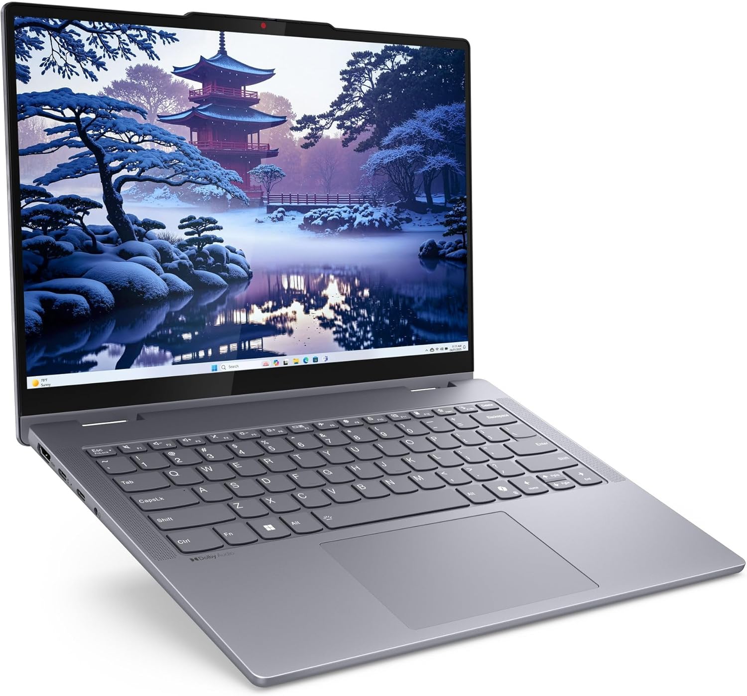 Lenovo IdeaPad 5i 2-in-1 14" WUXGA Touchscreen Laptop|Intel Core Ultra 5 AI 225U|Intel Graphics|Grey|Backlit| 8GB RAM DDR5 | 512GB SSD | Windows 11 Home | Bundle with USB 3.0 Hub