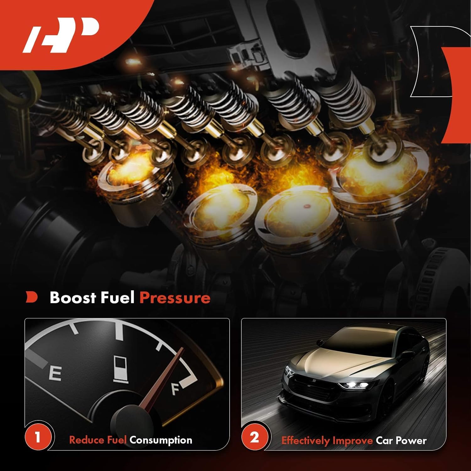 A-Premium Direct Injection High Pressure Fuel Pump Compatible with Chevrolet Equinox, Malibu, Traverse, Colorado, Blazer & GMC Terrain, Canyon & Buick LaCrosse, Regal Sportback, Envision & Cadillac