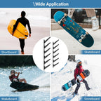2/3/4/6 Board Horizontal Surfboard Rack, Adjustable Surfboard Wall Mount Display, Surfboard Wall Rack Board Storage Mount System at Home and Garage