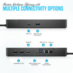 Dell WD19S Docking Station Dual Monitor - Dock Station with 180W + USB Type-C + HDMI+ Dual DisplayPort - Ultimate Laptop Docking Station