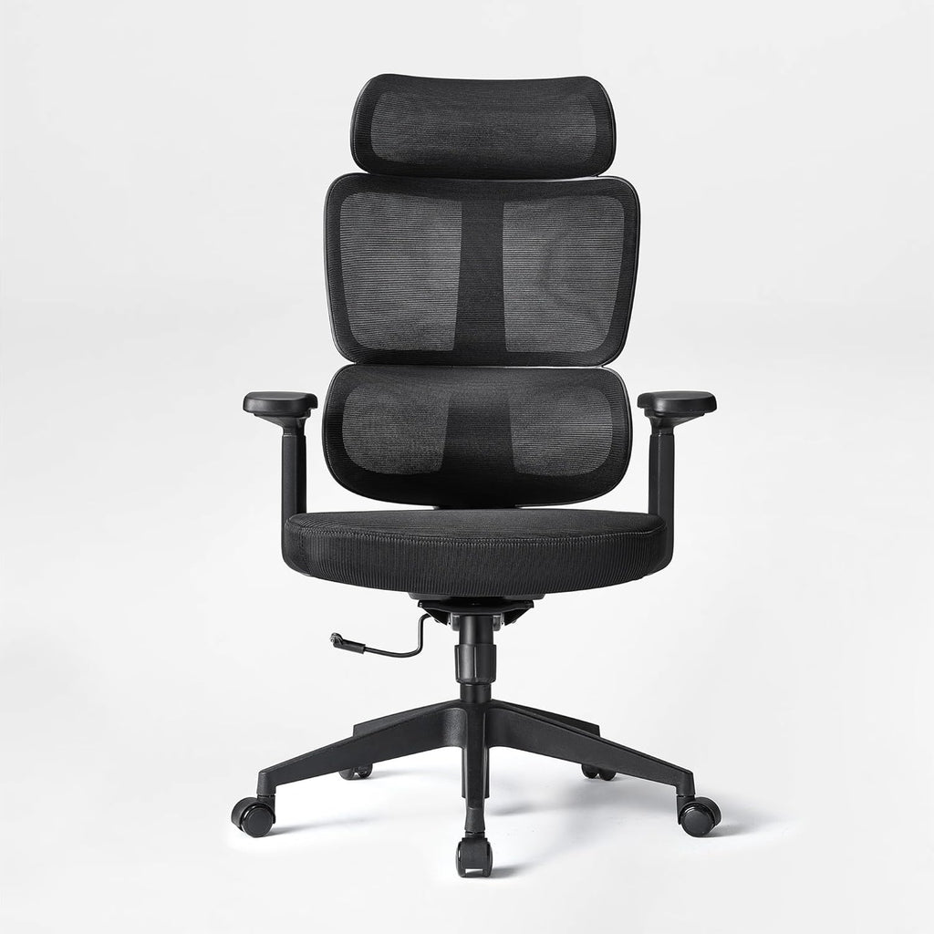 EUREKA ERGONOMIC Lena Mesh Office Chair, Ergonomic Office Chair, High Back Desk Chair with Oversized Headrest, Home Office Desk Chairs for Home & Ofiice, Work Chair, Black