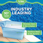 Rx Clear 50 lbs Granular Pool Chlorine | Use As Bactericide  Algaecide  & Disinfectant in Swimming Pools  Hot Tubs  & Spas | Stabilized  Fast Dissolving & UV Protected