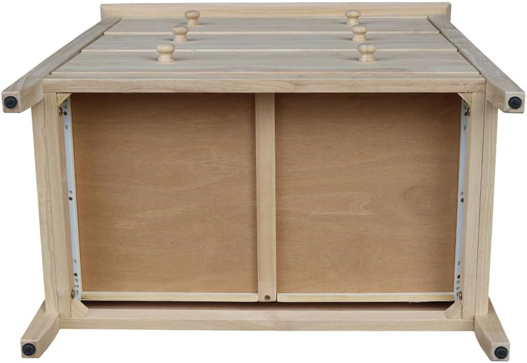 International Concepts Dresser with 3 Drawers, Unfinished