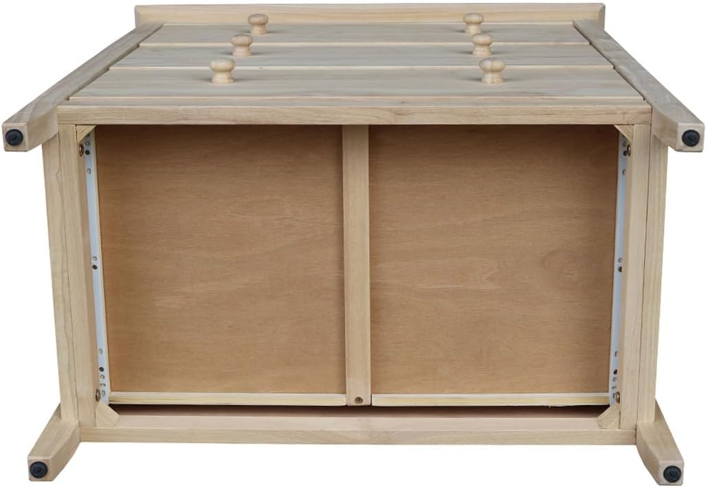 International Concepts Dresser with 3 Drawers, Unfinished