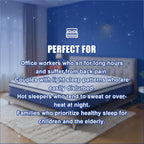 King Size Mattress 80 * 76 * 14 Inches Soft and Breathable Cotton Ergonomic Design Individually Pocketed Reinforced Springs All Around Quiet Sleep Comfort and Durable