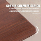 Dining Table Kitchen Table Dining Room Table Small Kitchen Table for Small Spaces Table Modern Home Furniture Dinner Table Rectangular (Dark Brown)