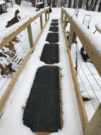 HeatTrak Heated Snow Melting Mats - Heated Outdoor Mats for Walkways - Electric Snow Melting Mats for Decks and Sidewalks - Trusted No-Slip Snow and Ice Melt Heated Sidewalk Mat (20” x 60")