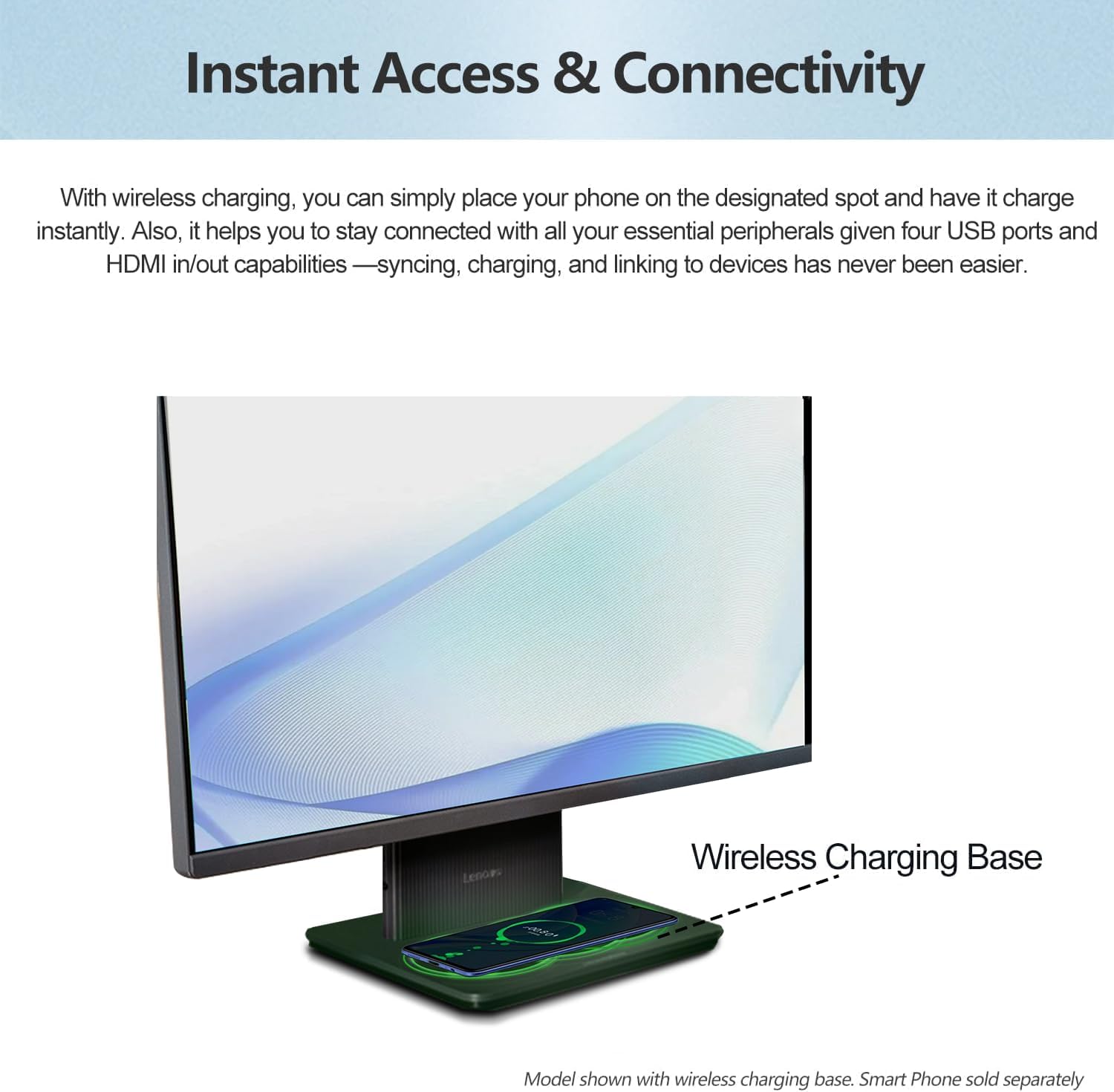 Lenovo 2026 IdeaCentre Business All-in-One  27" FHD Touchscreen 100Hz  Intel Core i5-13420H  32GB DDR5 RAM  1TB SSD  Wireless Charging Base  Wireless KB & Mouse  Wi-Fi 6  Windows 11 Pro  Grey