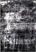 Keen Home Design Area Rugs - 9x12 Non-Shedding, Abstract Rugs for Kitchen, Living Room, Bedroom, Dining Room, Entryway - Size: 9'2" x 11'11", Abstract Black