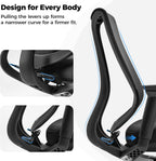 EUREKA ERGONOMIC Lira Office Chair, Ergonomic Desk Chair with 3D Armrests, Adjustable Seat Depth, Mesh Computer Chair with Lumbar Support for Home Office(Black)