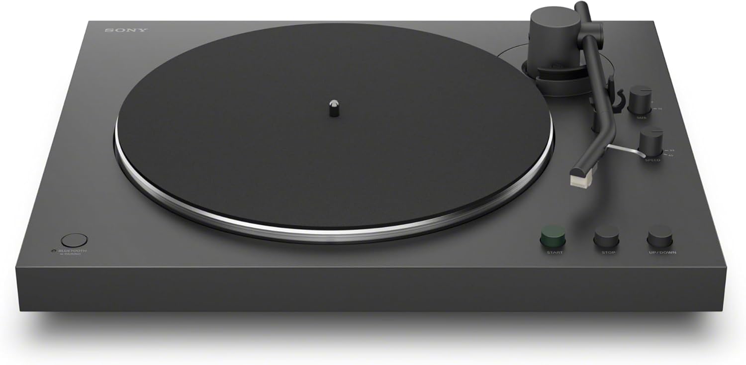 Sony PS-LX3BT Wireless Bluetooth Turntable (2026 Model) : Fully Automatic Belt Drive Vinyl Record Player with Built-in Phono EQ  Black