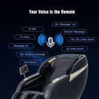 MYTHIA MD906 2026 Massage Chair - Full Body Zero Gravity Recliner with 3D Massage  Heat Therapy  Air Pressure & Foot Roller  Bluetooth & USB Charging Port for Home & Office Use (Black)