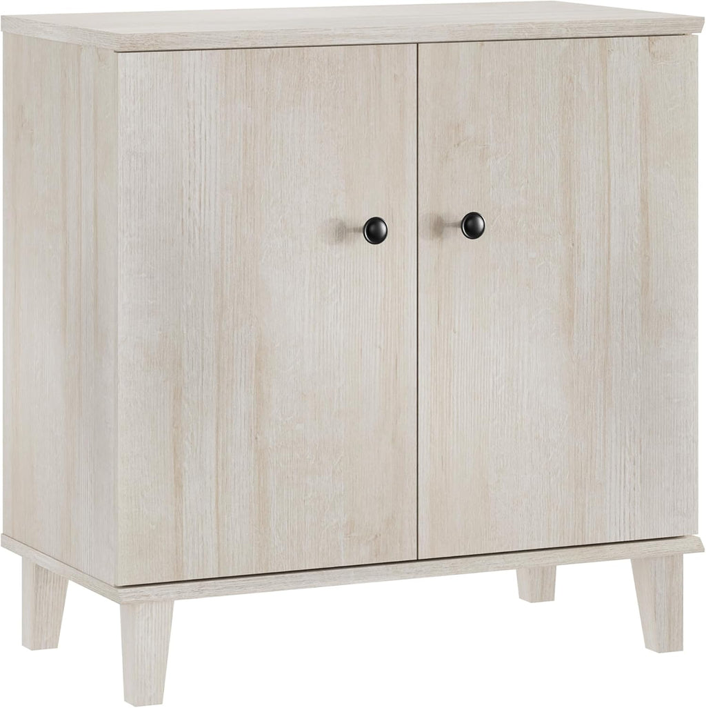 Modern Storage Cabinet 3 in 1 Buffet Storage with Wood Legs and Adjustable Shelf for Dinnig Room Living Room Entryway,Beige Oak