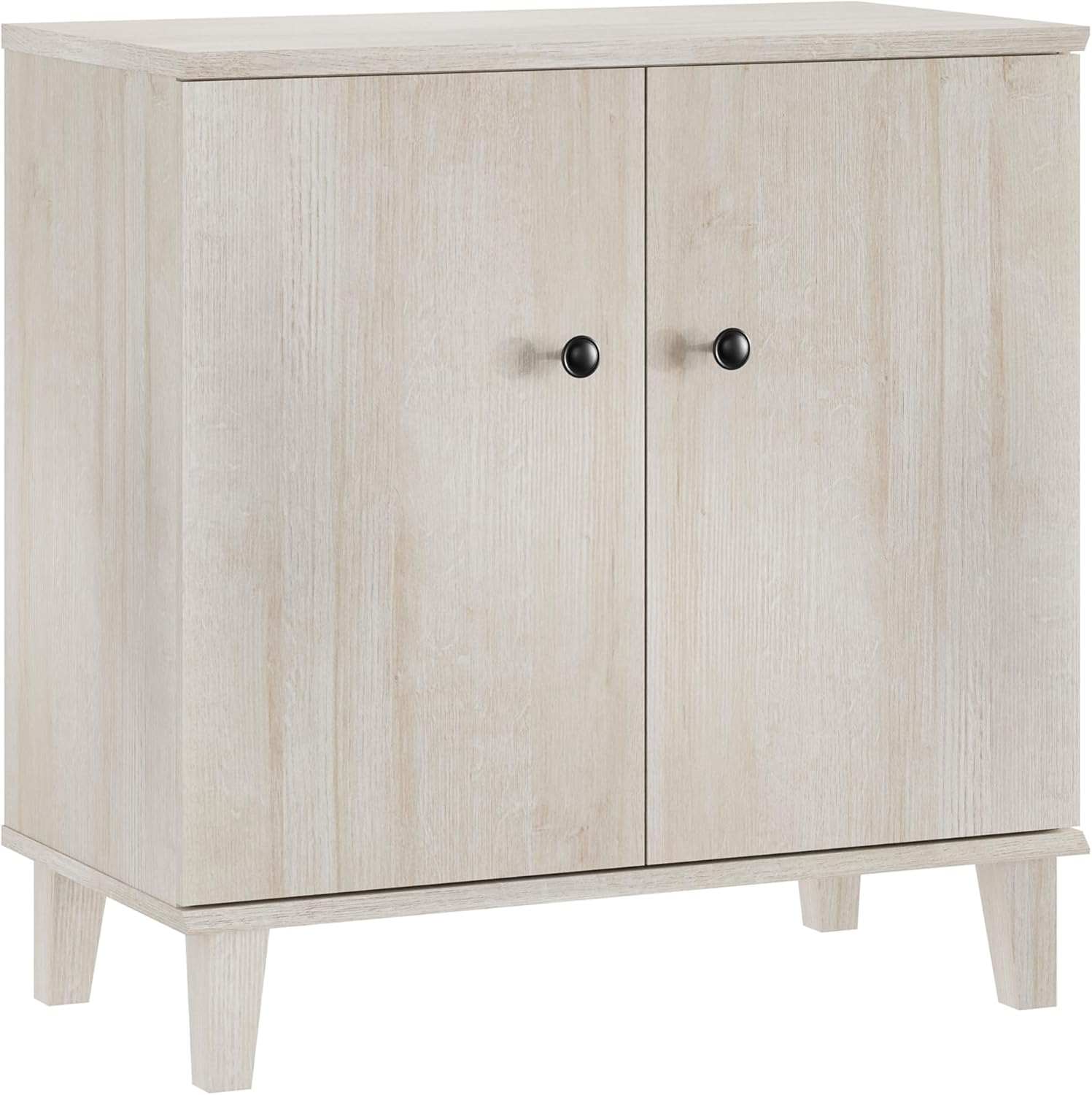 Modern Storage Cabinet 3 in 1 Buffet Storage with Wood Legs and Adjustable Shelf for Dinnig Room Living Room Entryway,Beige Oak