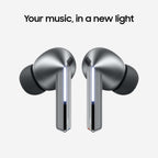 Samsung Galaxy Buds 3 Pro AI True Wireless Bluetooth Earbuds  Noise Cancelling  Sound Optimization  Redesigned Comfort Fit  Silver US Version  Amazon Exclusive  2Yr Warranty