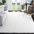 SAFAVIEH Area Rug 8x10 - California Shag Collection - Large - White, Non-Shedding & Easy to Clean, Ultra Plush Thick Pile, Ideal for Living Room, Bedroom, Dining Space (SG151-1010)