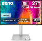 BenQ PD2730S 27" 5K 218 PPI Mac Monitor  90W Thunderbolt 4  98% P3  Uniformity  2000:1 Contrast  Nano Matte Panel  Daisy Chain  KVM  Height Adjustable  for 3D Artists  VFX Animators  Game Designers