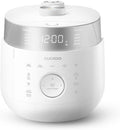 CUCKOO Twin Pressure Rice Cooker 10-Cup Uncooked / 20-Cup Cooked with Induction Heating Technology, 20 Menu Modes with Voice Guide, Large Rice Maker Multi-Cooker & Pressure Cooker (CRP-LHTR1009FW)