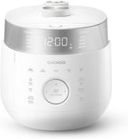 CUCKOO Twin Pressure Rice Cooker 10-Cup Uncooked / 20-Cup Cooked with Induction Heating Technology, 20 Menu Modes with Voice Guide, Large Rice Maker Multi-Cooker & Pressure Cooker (CRP-LHTR1009FW)