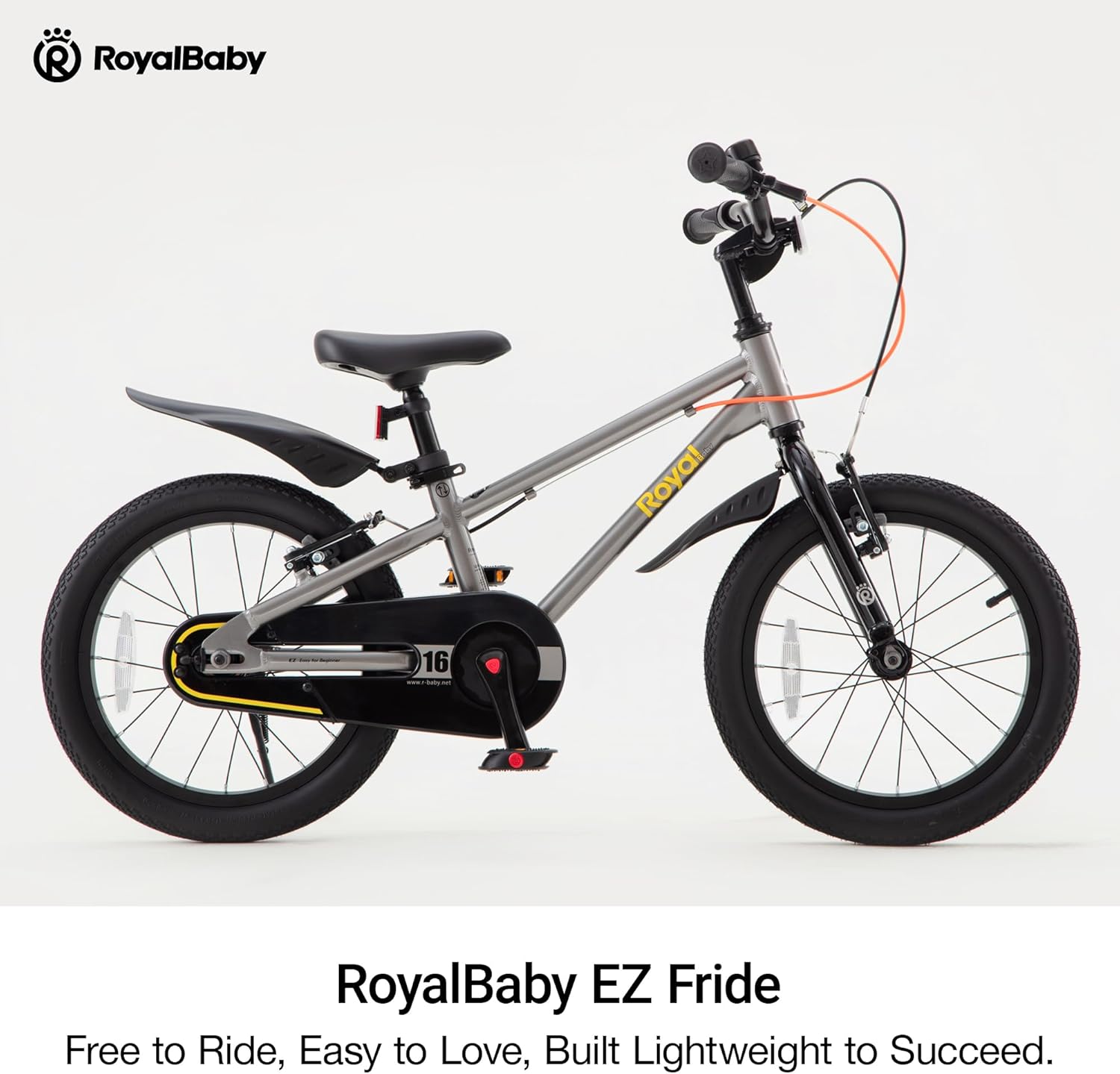 RoyalBaby EZ Fride Kids Bike 16 18 20 Inch  Lightweight Aluminum 2-in-1 Balance to Pedal Bike with One-Key Switch for Boys Girls Ages 4+