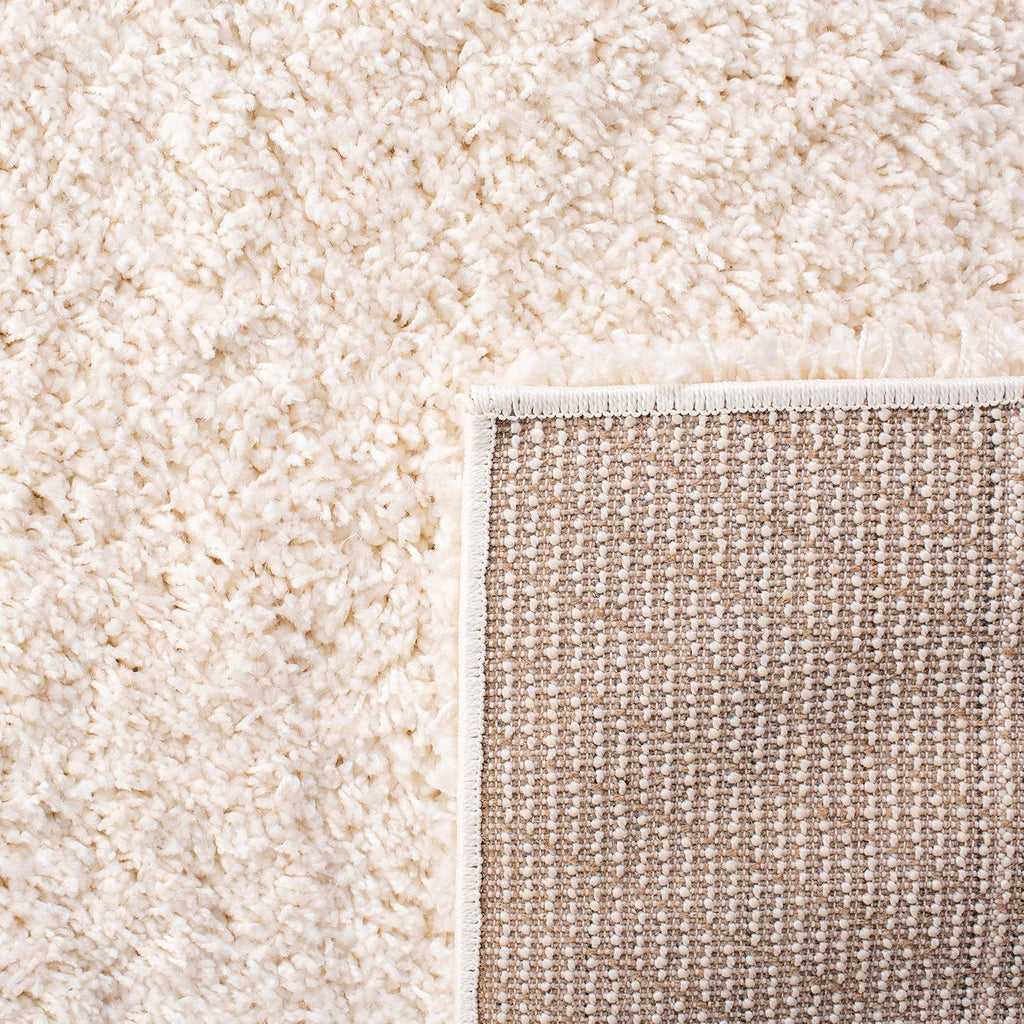 SAFAVIEH California Shag Collection Area Rug - 8' x 10', Ivory, Non-Shedding & Easy to Clean, Ultra Plush Thick Pile, Ideal for Living Room, Bedroom, Dining Space (SG151-1212)