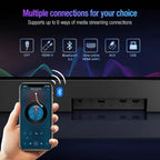 OXS S5 Sound bar for TV with HDMI eARC  Dolby Atmos 3.1.2 Built-in Subwoofer  Center Speaker  Bluetooth & Multi Wired Connection  5 EQ  4K HDR Passthrough  230W  Home Theater Audio Wall Mounted