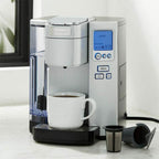 Cuisinart SS-10P1 Coffee Maker Single Serve 72-Ounce Reservoir Coffee Machine, Programmable Brewing and Hot Water Dispenser, Stainless Steel