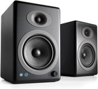 Audioengine A5+ Powered Bookshelf Speakers – 150W High-Fidelity Studio Monitors for Music  Gaming  Turntables & Home Theater