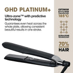 ghd Platinum+ Styler ― 1" Flat Iron Hair Straightener, Professional Ceramic Hair Styling Tool for Stronger Hair, More Shine, & More Color Protection