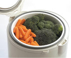 Tiger JAZ-A18U-FH 10-Cup (Uncooked) Rice Cooker and Warmer with Steam Basket, Floral White