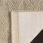 SAFAVIEH Palm Beach Collection Area Rug - 8' x 10', Sand, Sisal & Jute Design, Ideal for High Traffic Areas in Living Room, Bedroom (PAB351A)