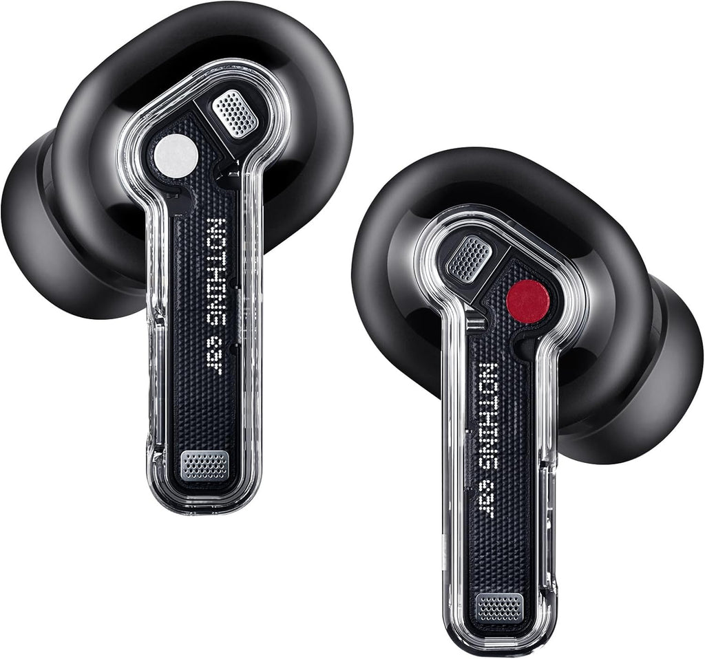 Nothing Ear Wireless Earbuds Bluetooth  45dB Hybrid Smart ANC Earbuds  11mm Deep Bass Boost  Hi-Res Audio with LDAC & LHDC 5.0  6 Mics Call  40.5H Playtime with Fast Charging Case  ChatGPT Supported