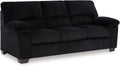 Signature Design by Ashley SimpleJoy Modern Sofa for Living Room, Black