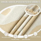 1OO% Waterproof Sectional Couch Covers for Dogs L Shaped Corner Sofa Cover Washable Chenille Sofa Slipcovers Blanket Modern Jacquard Pet Furniture Protector (91"x252", Boho Beige)