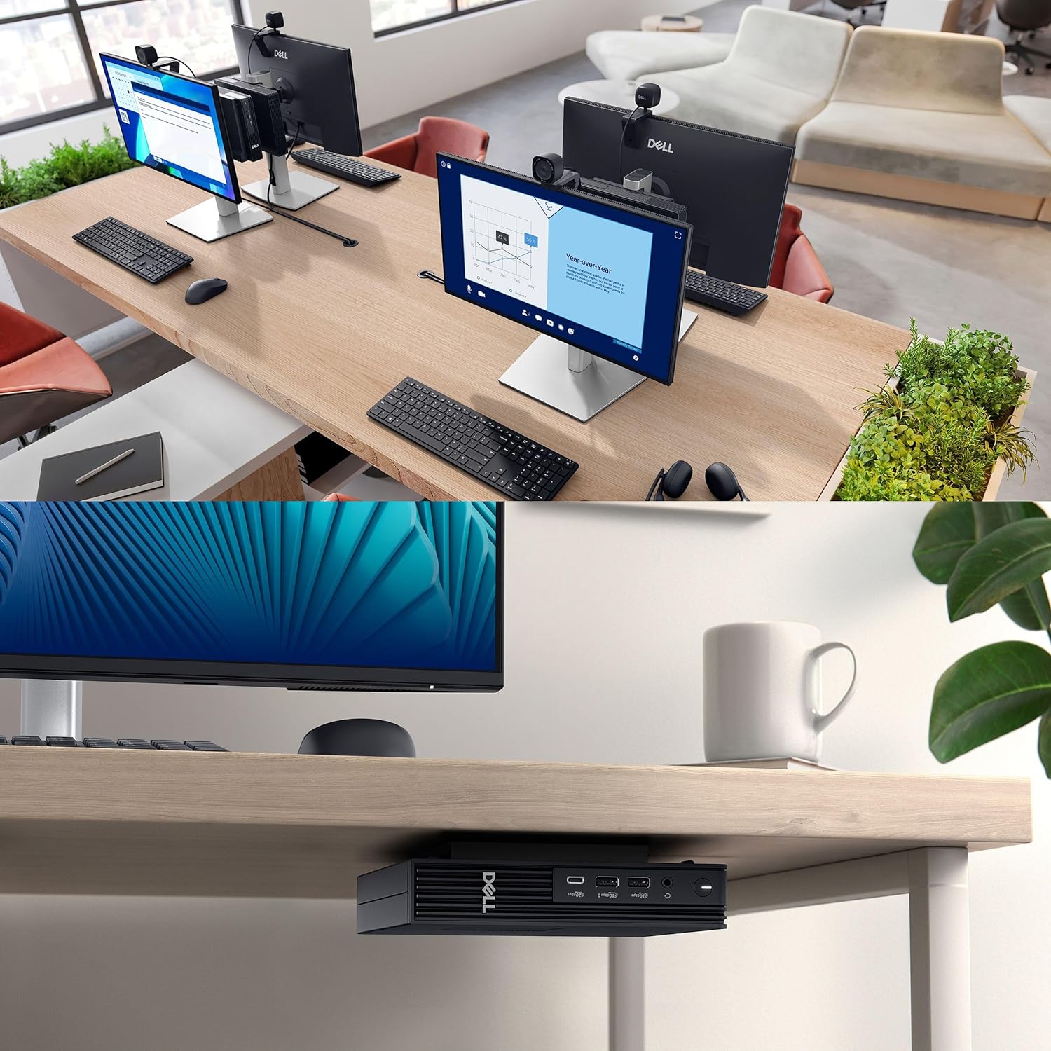 Dell Pro Micro Plus Mini PC (Next Gen OptiPlex 7000 MFF)  Bussiness Desktop Computer AI PC  Intel 14-Core Ultra 5 235T (Beat i7-13700T)  16GB DDR5  512GB SSD  WiFi 6  Bluetooth  4X DP  Windows 11 Pro