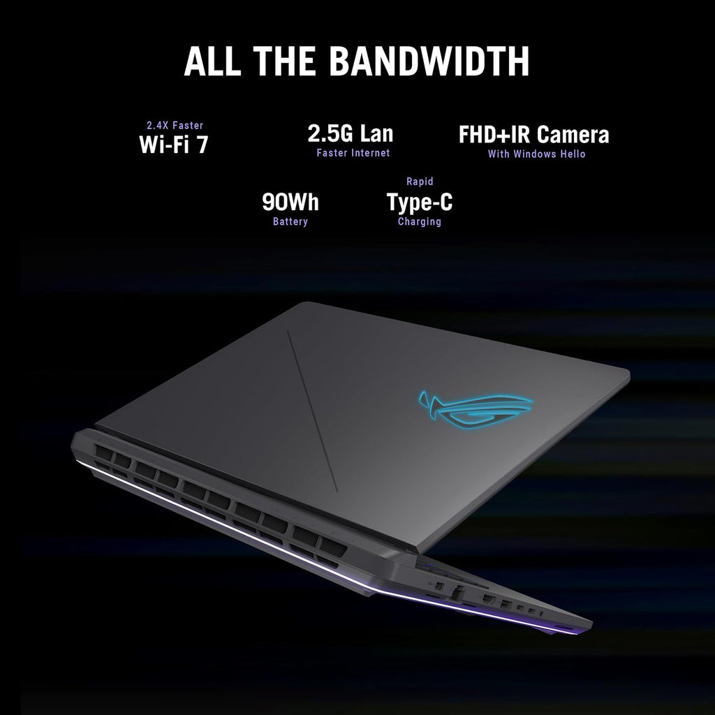 ASUS ROG Strix G16 (2025) Gaming Laptop  16” FHD+ 16:10 165Hz/3ms Display  NVIDIA® GeForce RTX™ 5060 Laptop GPU  Intel® Core™ i7 Processor 14650HX  16GB DDR5  1TB Gen 4 SSD  Wi-Fi 7  Windows 11 Home