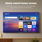 Roku Smart TV – 50-Inch Select Series  4K HDR TV – RokuTV with Enhanced Voice Remote – Flat Screen LED Television with Wi-Fi for Streaming Live Local News  Sports  Family Entertainment