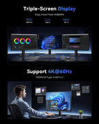 KAMRUI E3 Mini PC  W-11 Pro Ryzen 3500U Mini Computers (Beat N150/N97  up to 3.7GHz)  Mini Desktop Computer 16GB RAM 512GB SSD  Desktop PC Support 4K TYPE-C+HDMI+DP with Dual WiFi Business Home Office
