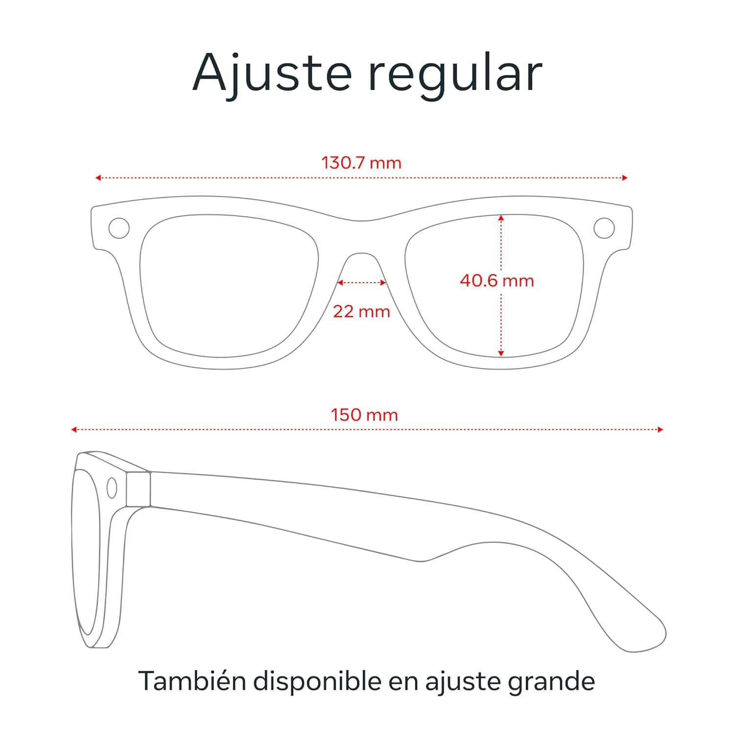 Ray-Ban Meta (Gen 1)  Wayfarer  Matte Black | Smart AI Glasses for Men  Women — 12 MP Camera  Open-Ear Speakers  Video Recording  Bluetooth — Polarized Gradient Graphite Lenses — Wearable Technology