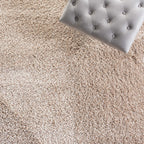 SAFAVIEH Area Rug 8x10 - California Shag Collection - Large - Beige, Non-Shedding & Easy to Clean, Ultra Plush Thick Pile, Ideal for Living Room, Bedroom, Dining Space (SG151-1313)