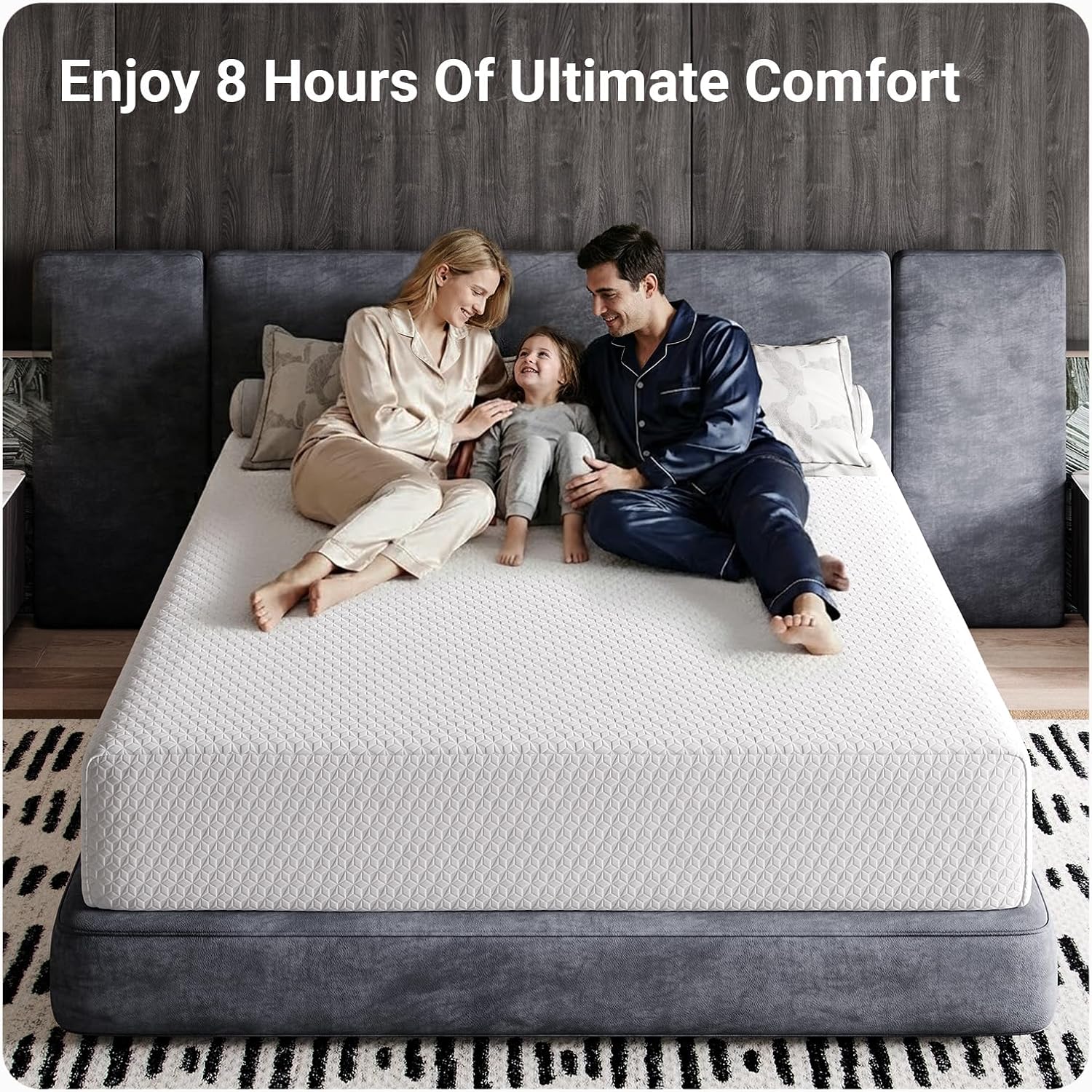 Avenco Queen Mattress 12 Inch, Queen Size Mattresses Medium Firm for Back Pressure Relief, Mattress in a Box CertiPUR-US Certified Foam Colchones